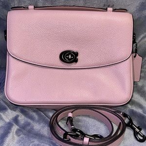 Pink coach aura crossbody purse